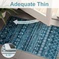 thumbnail image 4 of Bohemian Small Entryway Area Rug, 2x3 Blue Kitchen Rug Non Slip Entry Rugs for Inside House, Geomatric Tribal Doormat Indoor Entrance Throw Rugs Washable for Bedroom Entryway Bathroom, 4 of 6