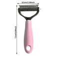 thumbnail image 3 of Double-Sided Pet Grooming Brush - Extra Wide Dematting Comb for Large Dogs & Cats, Heavy Duty Shedding Tool for Huskies, Golden Retrievers & Long-Haired Pets, 3 of 5