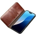 thumbnail image 4 of Havilah For iPhone 16 Pro Max Case Classic Leather Case iPhone 16 Pro Max Cover with Card Slot - Quality Material For apple 16 Pro Max cover- Brown, 4 of 5