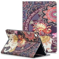 Allytech Slim Case for Samsung Galaxy Tab S5e 10.5" 2019 Model SM-T720/T725, Ultra Thin Lightweight Magnetic Closure Folding Stand Shockproof Cards Pocket Wallet Case Cover, Elephant