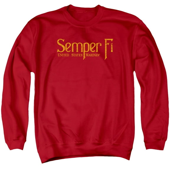 Us Marine Corps - Semper Fi - Crewneck Sweatshirt - X-Large