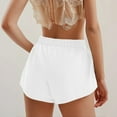 thumbnail image 6 of Juslio Womens Shorts Loose Breathable Drawstring Fashion Sporty High Waist with Pockets White Shorts, 6 of 6