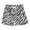 White, variant on Boys Zebra Striped Print Swim Shorts, Drawstring Elastic Waist Quick Dry Loose Fit Kids Casual Board Shorts for Summer Beach Pool Daily Play Wear(White,160)