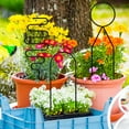 SZYXZSY Garden Pot Stand Climbing Pergola Hoop Flower Stand Potted