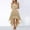 mhy# Khaki800, variant on LIIPEE Tea Party Dresses For Woman Sleeveless Floral Embroidery Lace Patchwork Crewneck High Waist Pleated Irregular Split Tea Length Chiffon Wedding Guest Dress Elegant Fashionable Gowns,BU2,XS