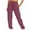 Red, variant on Lenago Womens Joggers Sweatpants Fashion Drawstring Elastic Waist Loose Pockets Fallow Sweatpants Workout Trousers