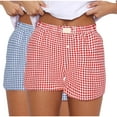 thumbnail image 1 of FNFYFH Clearance Ladies Summer Loose Solid Shorts Oversized Comfy Shorts，Pink, 1 of 5