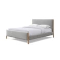 thumbnail image 5 of Omax Decor Liana Upholstered Platform Queen Bed in Gray Boucle Fabric, 5 of 8
