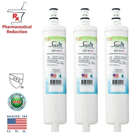 

Swift Green Filters Ltd Replacement Whirlpool 4396508 EDR5RXD1 Refrigerator Water Filter SGF-W01 RX