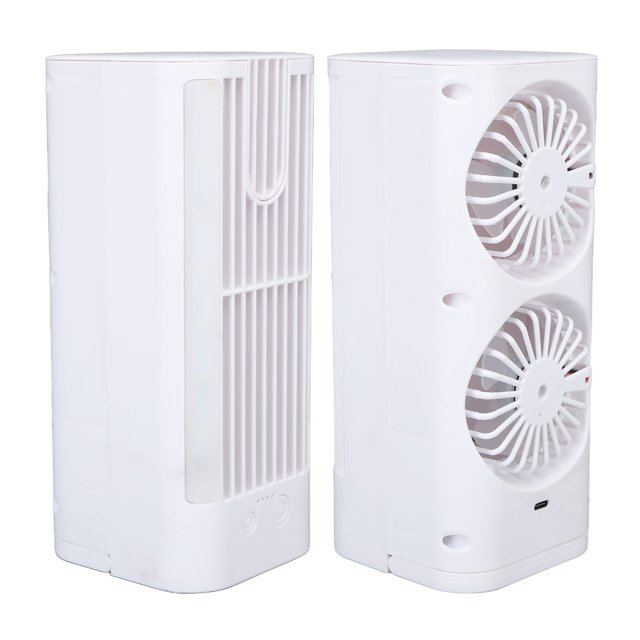 Ventilador de Escritorio Portátil con Luz Nocturna Ventilador de Mesa Silencioso Ventilador de Torre de Escritorio con Velocidad de Viento Ajustable para Dormitorio Oficina ANGGREK Otros