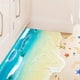 thumbnail image 1 of Pegatinas de piso 3D Decoración de baño de océano Calcomanías de papel tapiz 3D Etiqueta de piso extraíble Calcomanías de pared de océano 3D Papel tapiz de vinilo autoadhesivo Decoración para el hoga JAMW Sencillez, 1 of 4