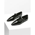 thumbnail image 4 of Patent Pointed Toe Mary Jane Flats for Women, 4 of 8