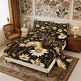 thumbnail image 2 of Manfei Rustic Wildflower Daisy Bed Sheets 4-Piece,Cottagecore Blossom Full Size Sheets,1 Flat Sheet,1 Fitted Sheet and 2 Pillowcases, 2 of 6