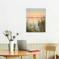 thumbnail image 2 of Creowell  Lake Sunset Wall Art Canvas: Nature Landscape Picture Artwork Summer Scene Painting Print Decor for Bedroom Living Room Photography 16x20 in/12x16 in, 2 of 4