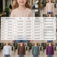 thumbnail image 4 of Teen Girls Shirts Long Sleeve Henley T Shirts Button Up Slim Fit Tops Basic Tees Round Neck Ribbed Knit Shirts Girls Fall Winter Clothes Size 11-12T, 4 of 6