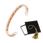 INGOOOOD Graduation Gift Bracelet for Women 2022 Graduation Cap Bracelet Adjustable Bracelet for Women