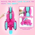 thumbnail image 4 of SubSun Roller Skates for Toddler Girls Boys 3-Point Balance with Light Up Wheels Princess Pink Small(11C-1), 4 of 7