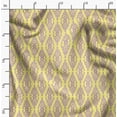 thumbnail image 5 of Soimoi Yellow Fabric - By the Yard - 54 Inch Wide - Damask Ikat Fabric - Elegant and Traditional Patterns for Stylish Creations Printed Fabric, 5 of 6