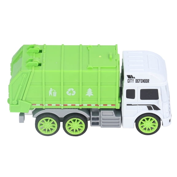 BIMZUC Garbage Truck Toy Gliding Friction Powered Sanitation Vehicle Model for Kids, Boys and Girls Classified Car Model Edition (5.12 inches / 13 cm)