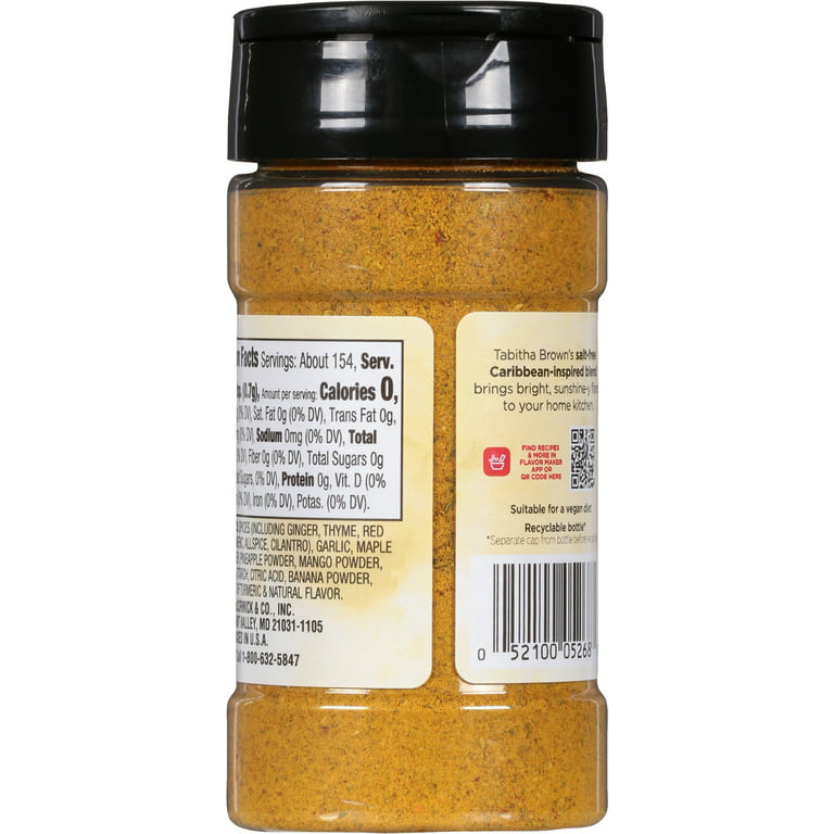 McCormick Salt Free Vegetable Seasoning, 4.16 oz (Pack of 6) : Grocery &  Gourmet Food 