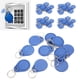 thumbnail image 4 of 50pcs 1356MHz IC - Etiqueta de Clave CUID Regrabable para Control de Acceso Estacionamiento Tiempo de Asistencia Detección Sensible Impermeable Resistente a Caídas, 4 of 8