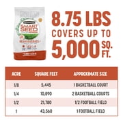 Pennington Smart Seed Bermudagrass Grass, Bermuda Grass Seeds for Lawn, Full Sun, 8.75 lb