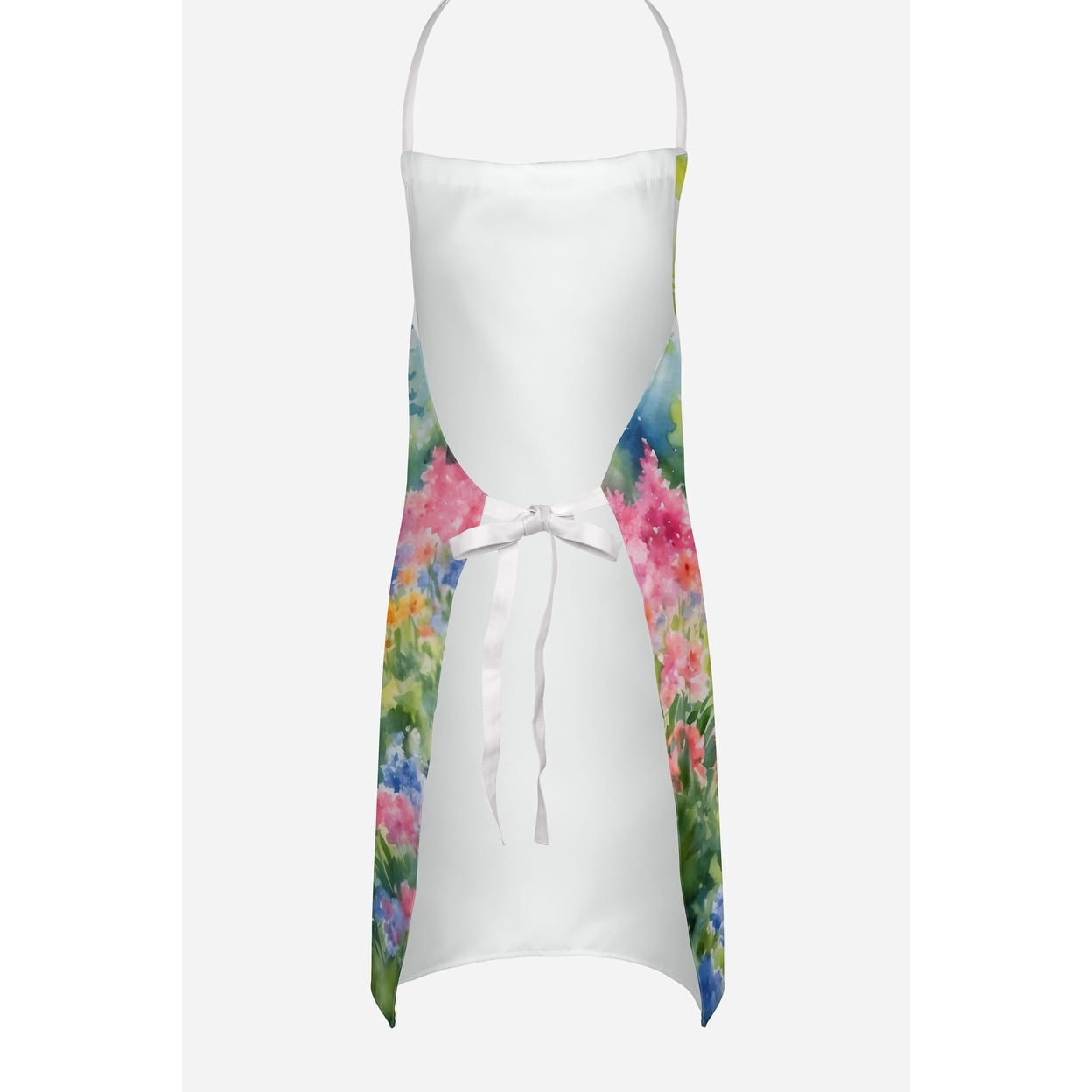 Pomeranian Spring Path Apron 27 in x 30 in