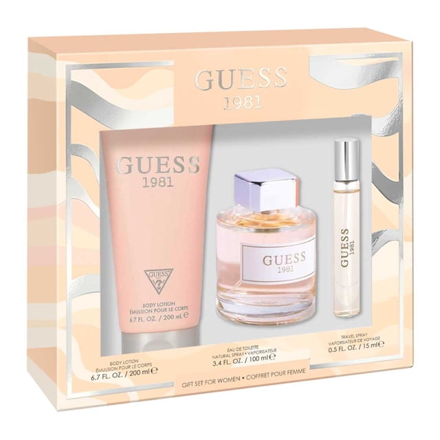 Estuche Guess 1981 3 pzs Dama