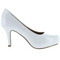 thumbnail image 2 of Delicacy Womens Cyndi-92 Heels Work Occasion Close Toe Pumps, 2 of 4