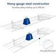 thumbnail image 2 of 2-Pack 1x4ft 12-inch-by-48-inch Wall Shelf Garage Storage Rack Wall Mounted Floating Shelves, White, 2 of 14