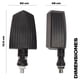 thumbnail image 5 of Direccionales Focos Led Azul/Amar Moto Universal Kinlley negro, 5 of 6