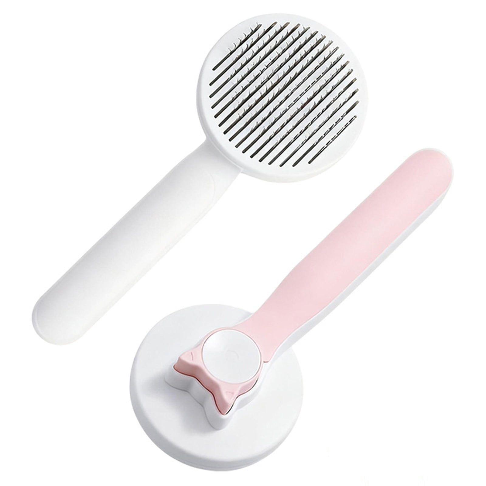 Pet Grooming Brush Self Slicker Brush for Dogs and Cats Deshedding Tool for Long and Short Removes Loose Undercoat Tangled for Small Medium Pets