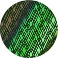 thumbnail image 1 of Ahgly Company Machine Washable Indoor Round Transitional Midnight Gray Area Rugs, 6' Round, 1 of 7