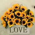 thumbnail image 1 of UPOUART 100Ud Adorno De Girasol Simulado Para En Ideal Para DIY Regalos, 1 of 5