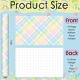 thumbnail image 3 of 1 roll pastel buffalo check gift wrapping paper mini roll - 17 inches x 33 feet - Easter pastel buffalo check gift wrapping paper for Easter holiday spring baby shower party supplies, 3 of 4