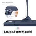 thumbnail image 4 of Funda de silicona líquida Elago para iPhone 13 Pro Max, azul, 4 of 8