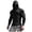 214#Black, variant on UPF 50 Men’s Long Sleeve Performance Fishing Hiking Shirt with Mask UV Neck Gaiter Hoodie