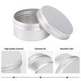 thumbnail image 3 of VERDANVERSE 10Ud Estuche De Aluminio Plata Para Pomadas Y Polvos Acrílicos Con Cierre Seguro, 3 of 8