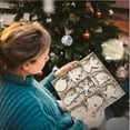 thumbnail image 4 of 27 Uds adornos colgantes de madera sin terminar para decoraciones navideñas, 9 estilos de rodajas de madera Diy con agujeros, 4 of 5