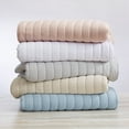 thumbnail image 6 of Great Bay Home Channel Stitch Modern Ribbed Reversible Quilt Set With Shams  (Twin, Natural (Sand)), 6 of 6