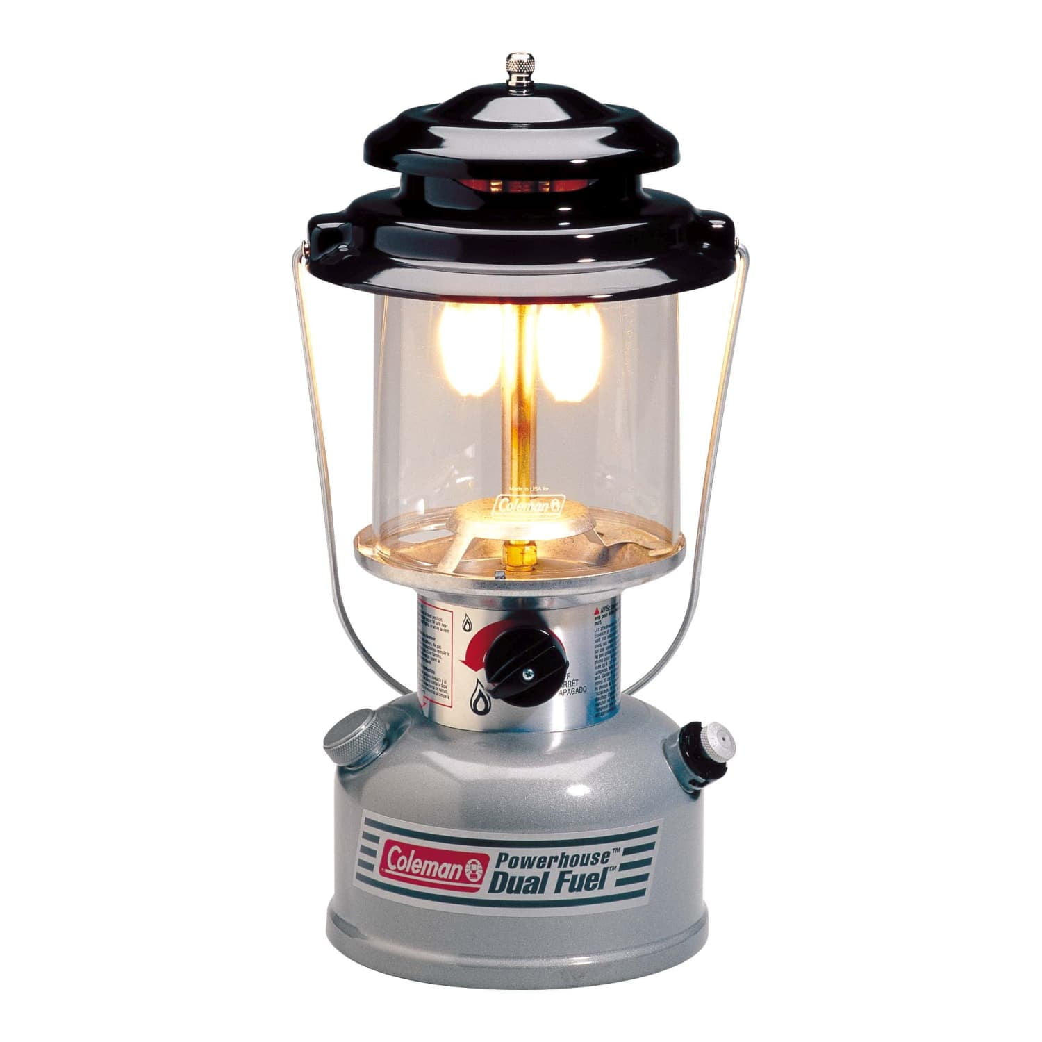 Coleman 700 Lumens Premium Dual Fuel Lantern with Storage Case