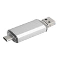 thumbnail image 3 of U Disk USB3.0 Flash Disk Plug-in U Disk Tres en uno U Disk Lector de tarjetas portátil Dispositivo dplug-in tres tarjetas almacenamiento U Disk 3-en 1 Aleación de aluminio HighSpeed Silver USB3.0 Flas LHCER NONE, 3 of 5