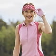 thumbnail image 4 of Kdxio Piggy Sunflower Print Sun Visor Hat Golf Visor Adjustable Velcro Outdoor Sports Cap for Men Women, 4 of 7