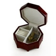 thumbnail image 2 of Enchanting Octagonal Zen Inspired Classic Toned Musical Jewelry Box - Moon River, 2 of 2