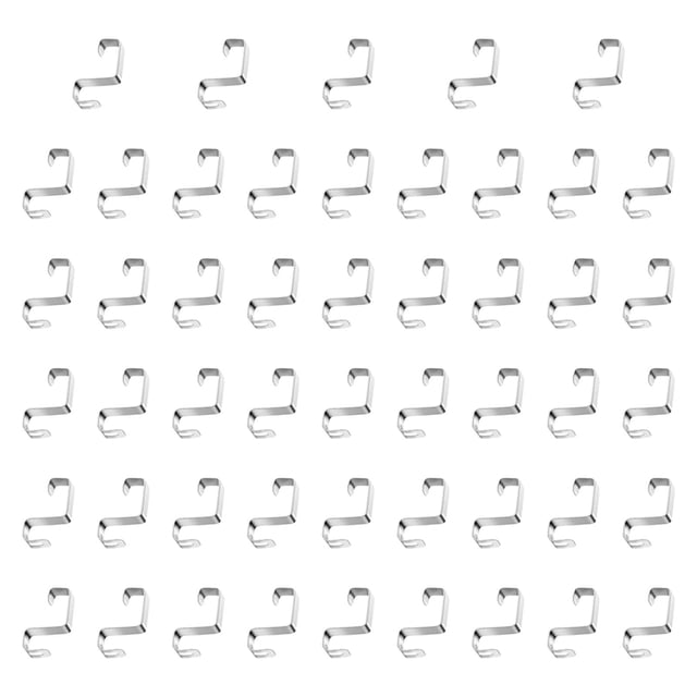 50 Mini ganchos para colgar canaletas Soledad clips de luz para decoraciones de fiesta