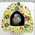 thumbnail image 2 of Parrot Cage Hanging Hammock Hut Bird Bed Removable Pads Thickened Cage Accessory L, 2 of 8