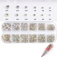 thumbnail image 3 of Flatback Nail Gem，Rhinestones Nail Art Supply, 3 of 5