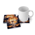thumbnail image 3 of Mummy Vizsla Happy Halloween with Pumpkins Bats Spooky Fun Set of 4 Stone Coasters Vizslas Dog Lover Gifts Idea 4x4in Absorbent Soapstone Coaster - 00019, 3 of 5