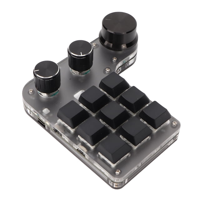 Clavier Macro Programmable, Clavier de Jeu OSU Largement Utilisé 3 Boutons Mini Portable pour le Bureau