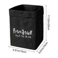 thumbnail image 3 of Kraft Paper Storage Bags for Food Snacks Cookies Vegetables and Sandwiches Washable Reusable Grocery Packaging Bag L (Black), 3 of 6